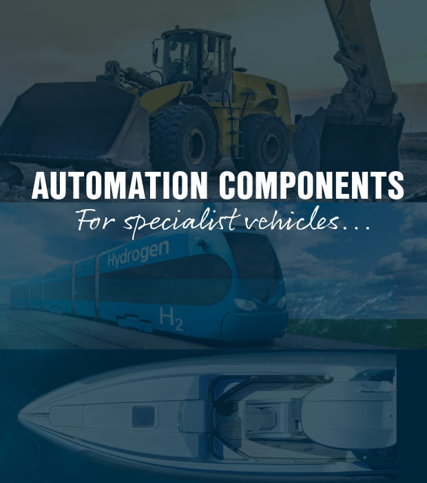 automation components for specialist vehicles