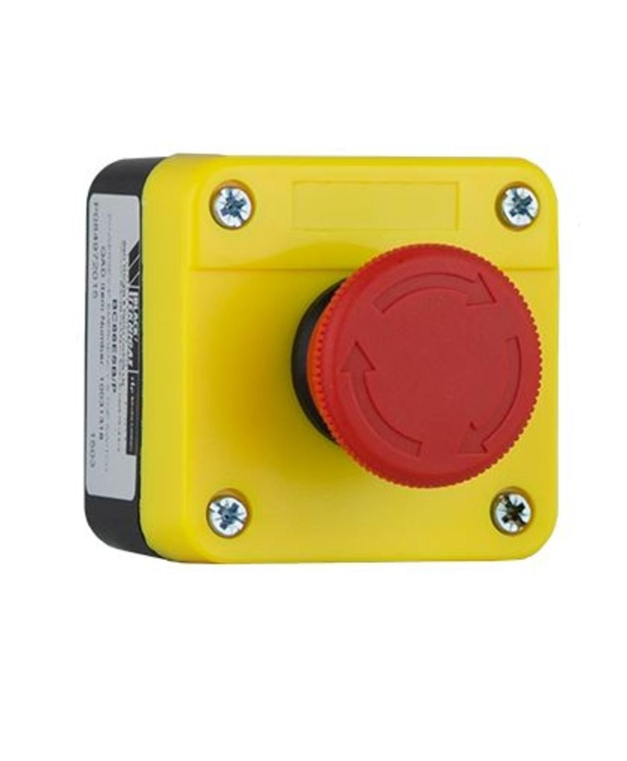 Remote emergency stop button, twist release | OEM Automatic Ltd